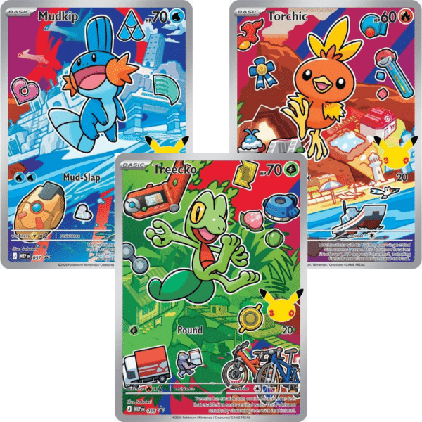 RAZZ - 10 Spots Illustration Hoenn Trio