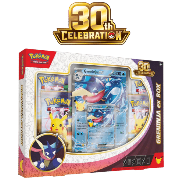 RAZZ - 10 Spots 30th Greninja ex Box - LIMIT of 3 Razz Spots/Person Per Razz (i)