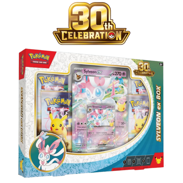 RAZZ - 10 Spots 30th Sylveon ex Box - LIMIT of 3 Razz Spots/Person Per Razz (h)