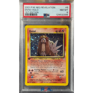 RAZZ - 10 Spots PSA8 1st Ed Entei Main (EN)