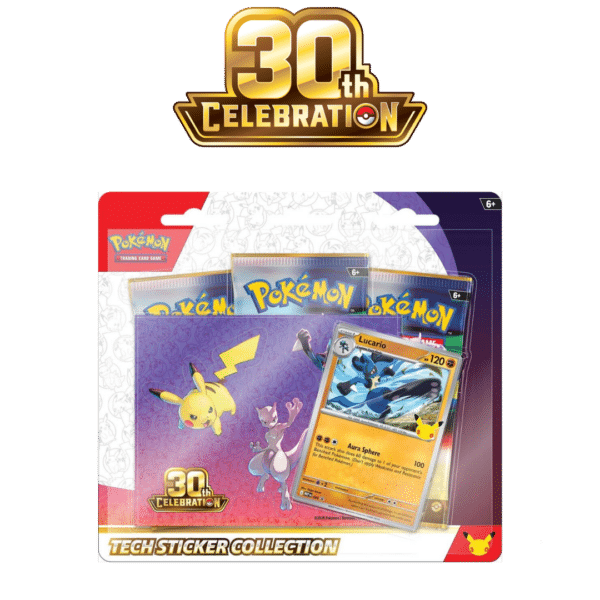 RAZZ - 10 Spots 30th Tech Sticker Lucario - LIMIT of 3 Razz Spots/Person Per Razz (j)