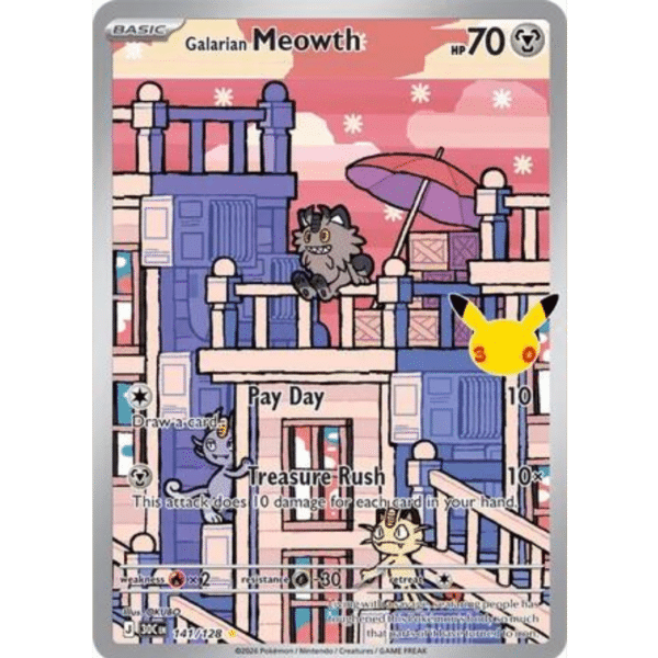 RAZZ - 10 Spots 30th Galarian Meowth