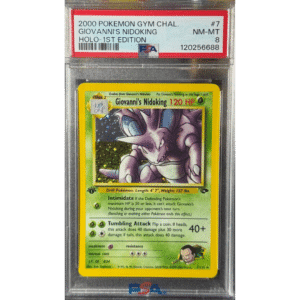 RAZZ - 10 Spots PSA8 1st Ed Nidoking Main (NI)