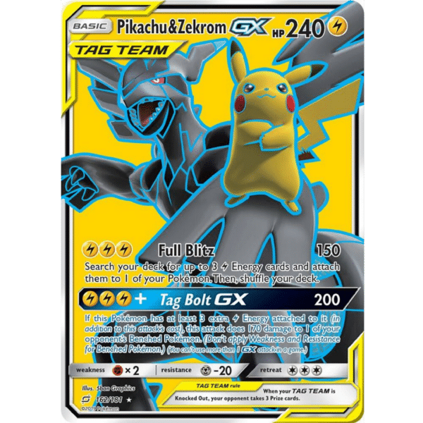 RAZZ - 10 Spots (+1FS) TU FA Pikachu Zekrom +3 Degen Tickets (PZ)