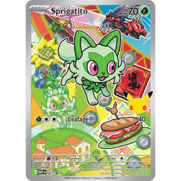 Sprigatito IR (Illustration Promo)