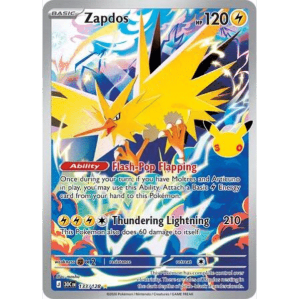RAZZ - 10 Spots 30th Zapdos