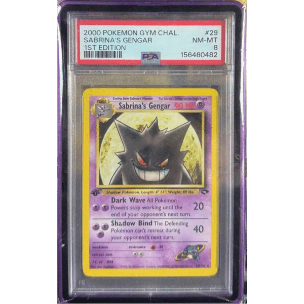 RAZZ - 10 Spots 1st Ed PSA 8 Sabrina's Gengar Main +10 Degen Tickets (SG)